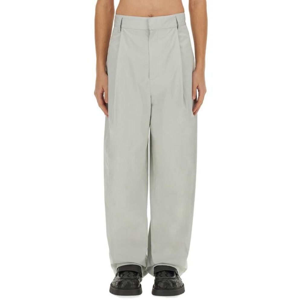 BOTTEGA VENETA Men's Loose Fit Pleated Trousers Men GREY Pants